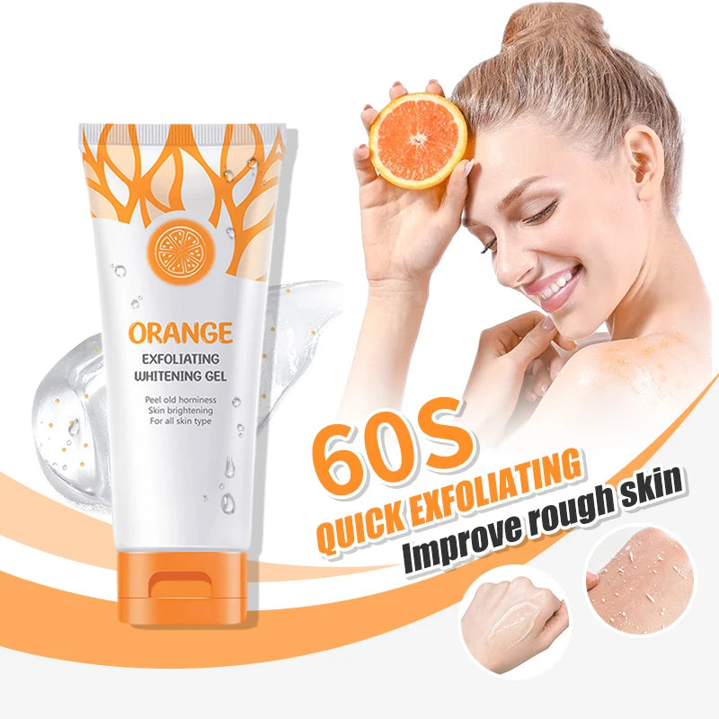 Orange Exfoliating Gel Dead Spot Remover Brighten Peeling 50G Gentle Repair Scrub Brighten Hydrating Moisturizer Skin Care