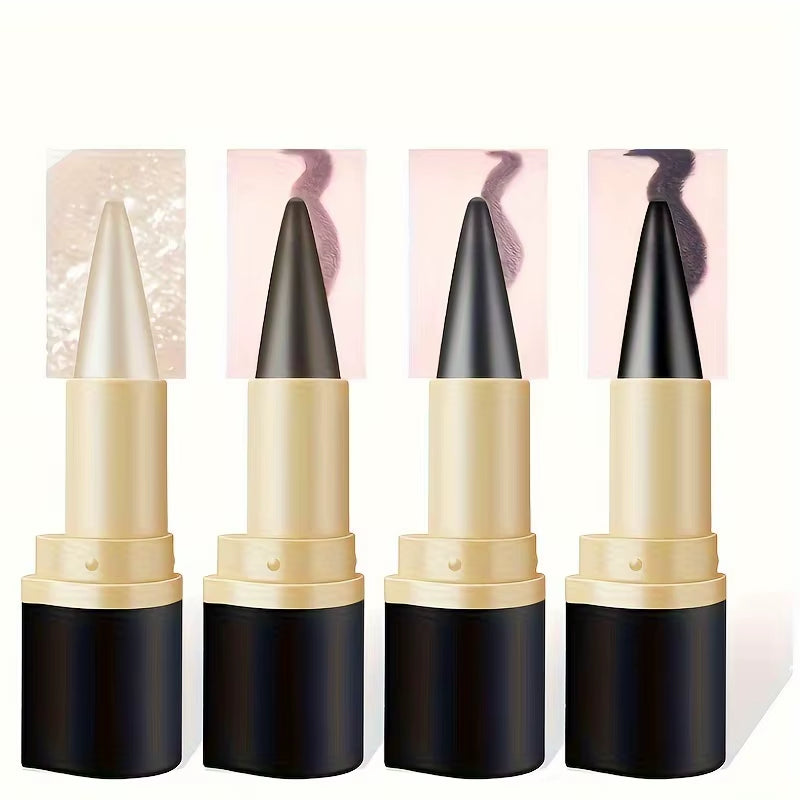 Gel Eyeliner, Quick-Dry Matte Smudge Proof Waterproof Eye-Liner Pencil for Women Girls Daily Party Stage Makeup